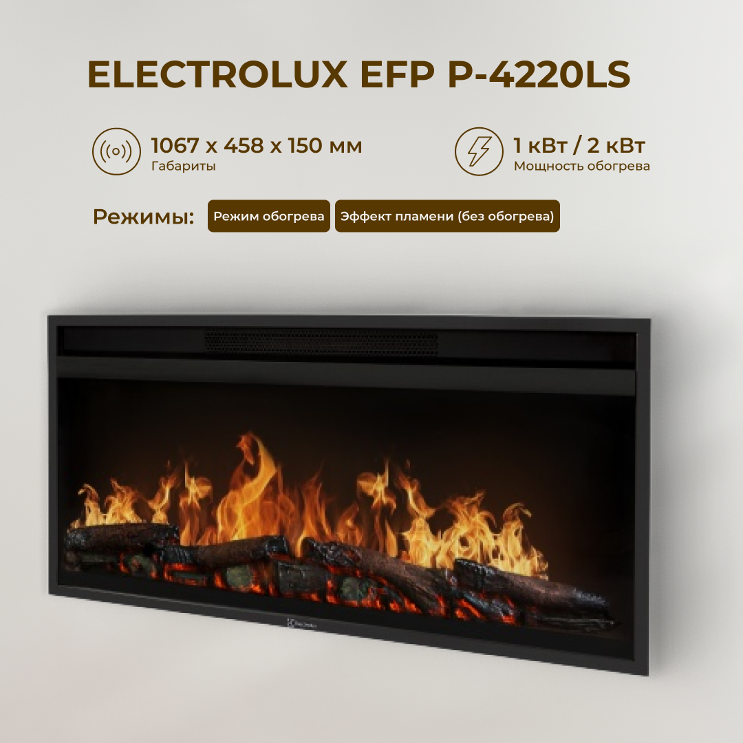 Очаг электрический Electrolux EFP/P-4220LS