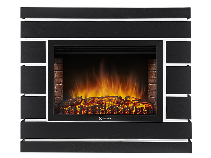 Портал Firelight Moderno 25 шпон чёрный дуб